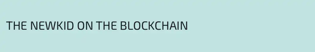 THE NEWKID ON THE BLOCKCHAIN